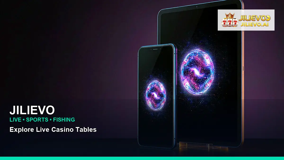 JILIEVO high-energy download mobile casino app in a social share layout for Philippine players