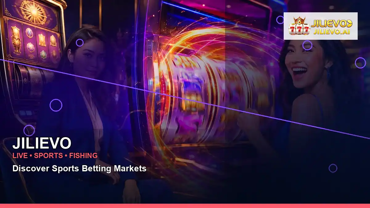 JILIEVO burst free spins slot games featuring an adult Filipina casino host with a left close-up composition