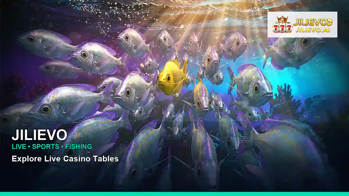 JILIEVO high-energy casino fishing games in a treasure chest layout for Philippine players