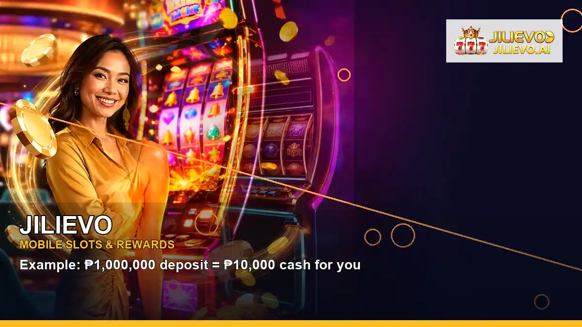 JILIEVO left-framed adventure online slot games highlighting mobile-friendly casino play