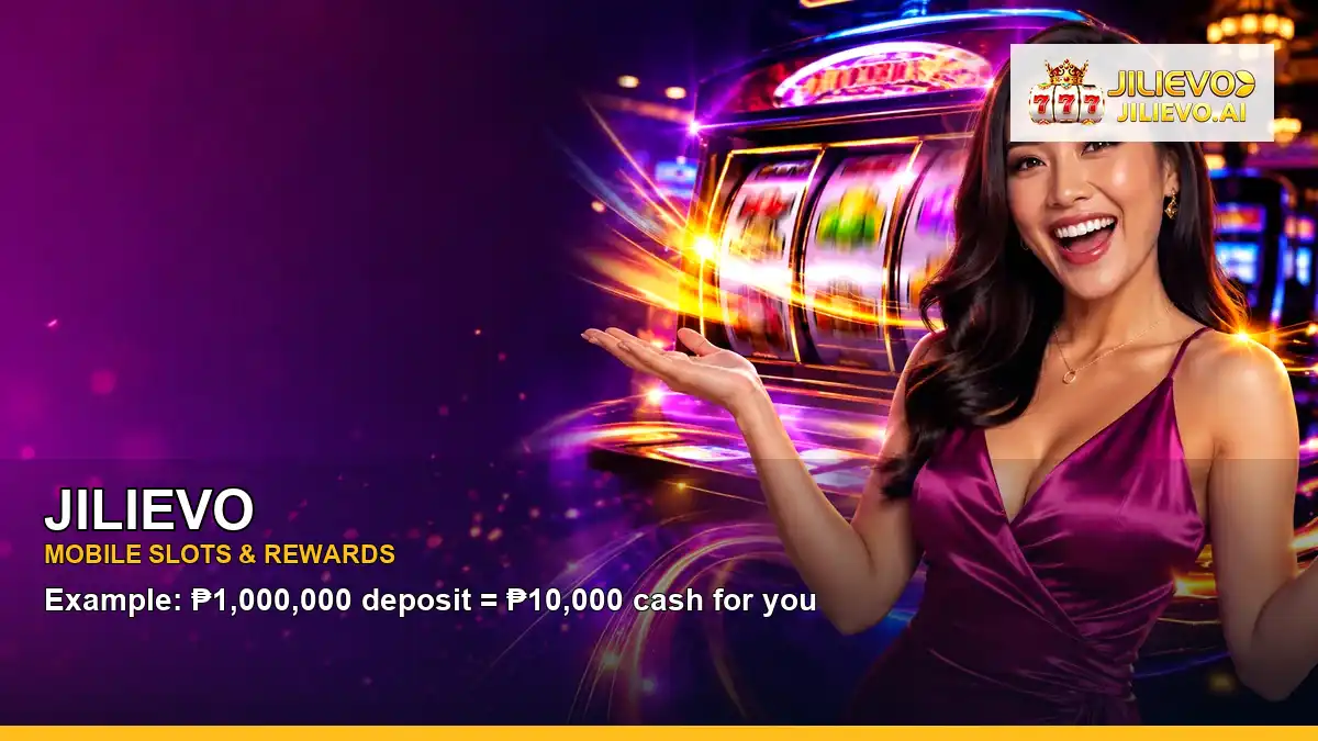 JILIEVO celebratory free spins slot games highlighting mobile-friendly casino play