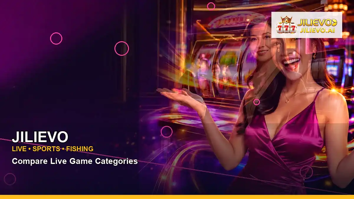 JILIEVO right-framed neon jackpot slot games highlighting mobile-friendly casino play